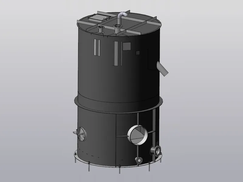 Бак брака 15 м³ — 3D-модель