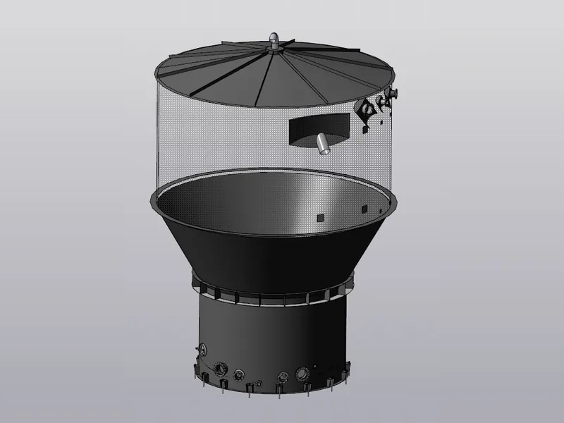 Башня оборотной воды — 3D-модель