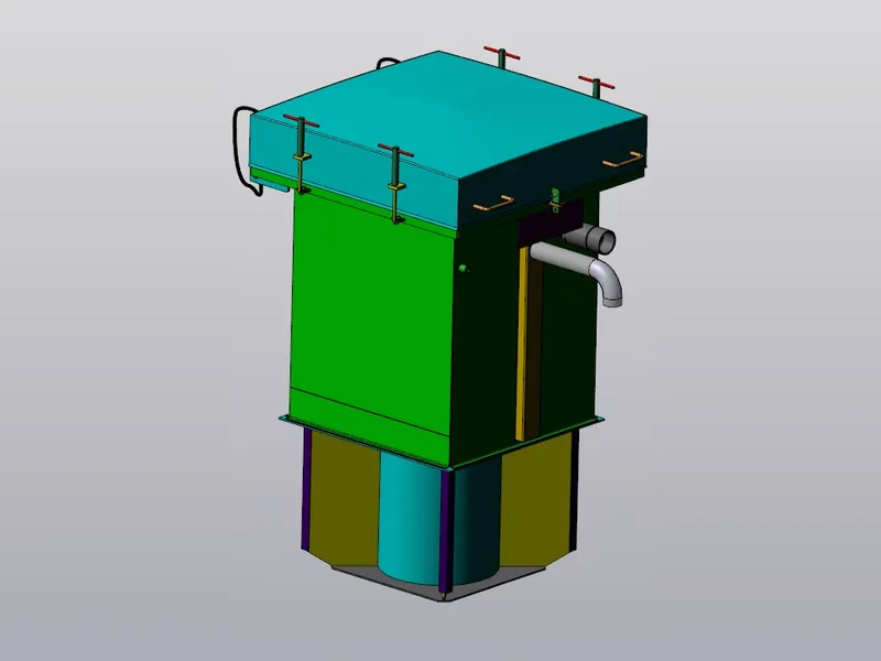 Камера изолятора — 3D-модель