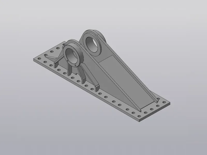 Опорный кронштейн — 3D-модель