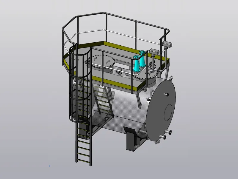 Резервуар дизельного топлива — 3D-модель