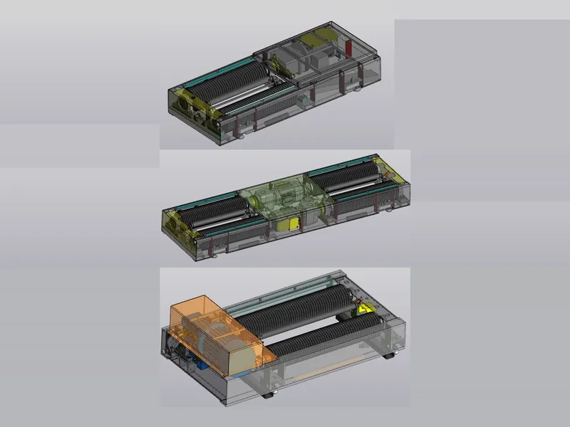 Испытательные стенды — 3D-модель