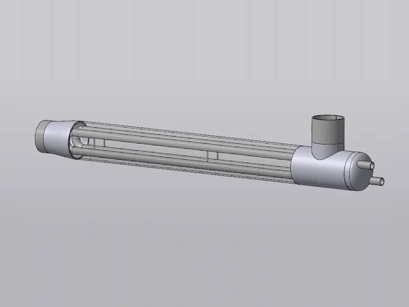 Теплообменник — 3D-модель